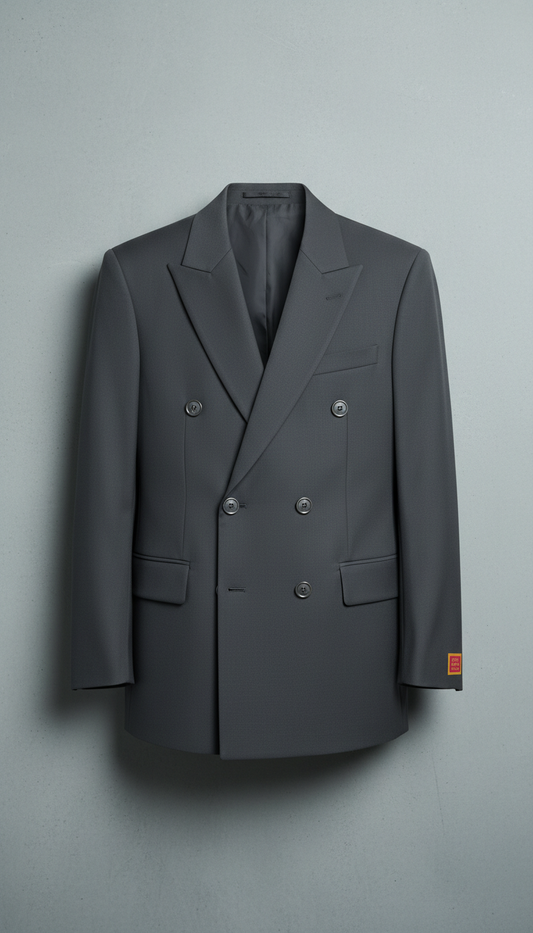 Tailored double-breasted blazer