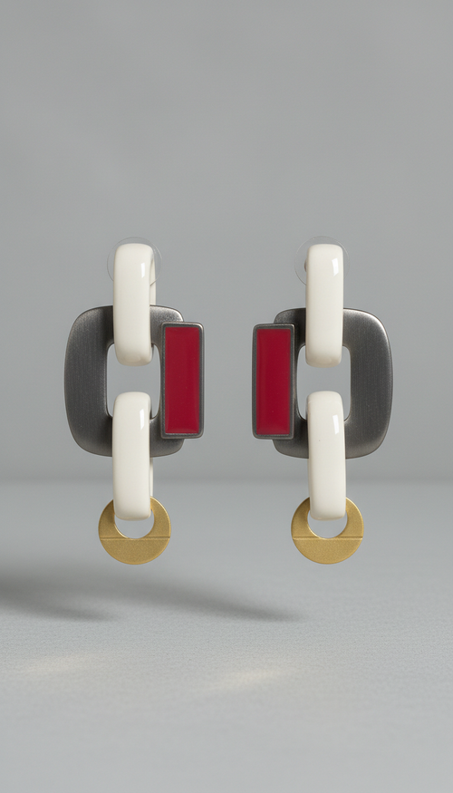 Sculptural statement earrings
